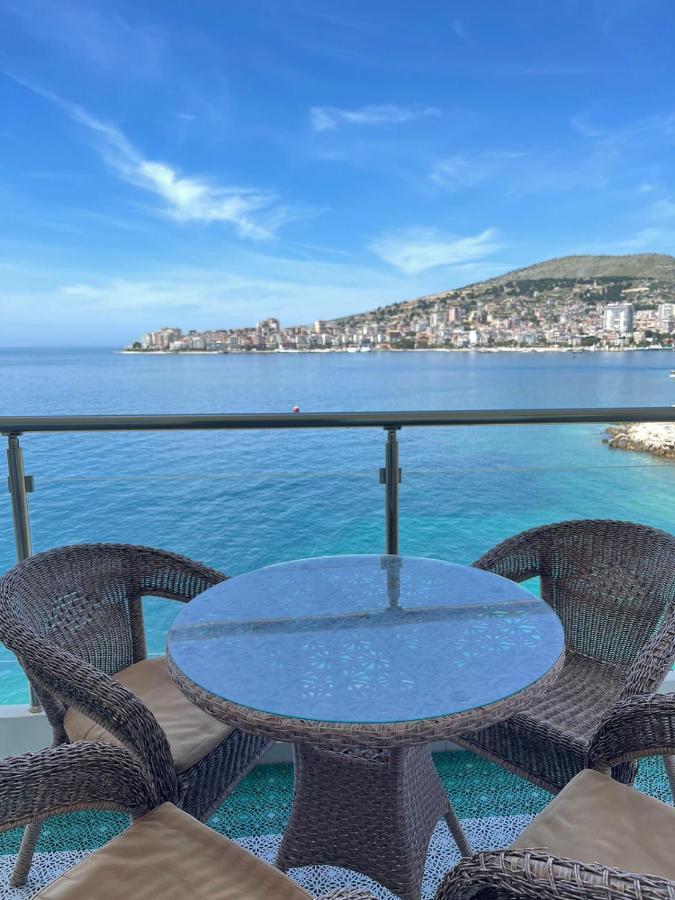 1-Stunning Sea View Apartments! Sarande Bagian luar foto