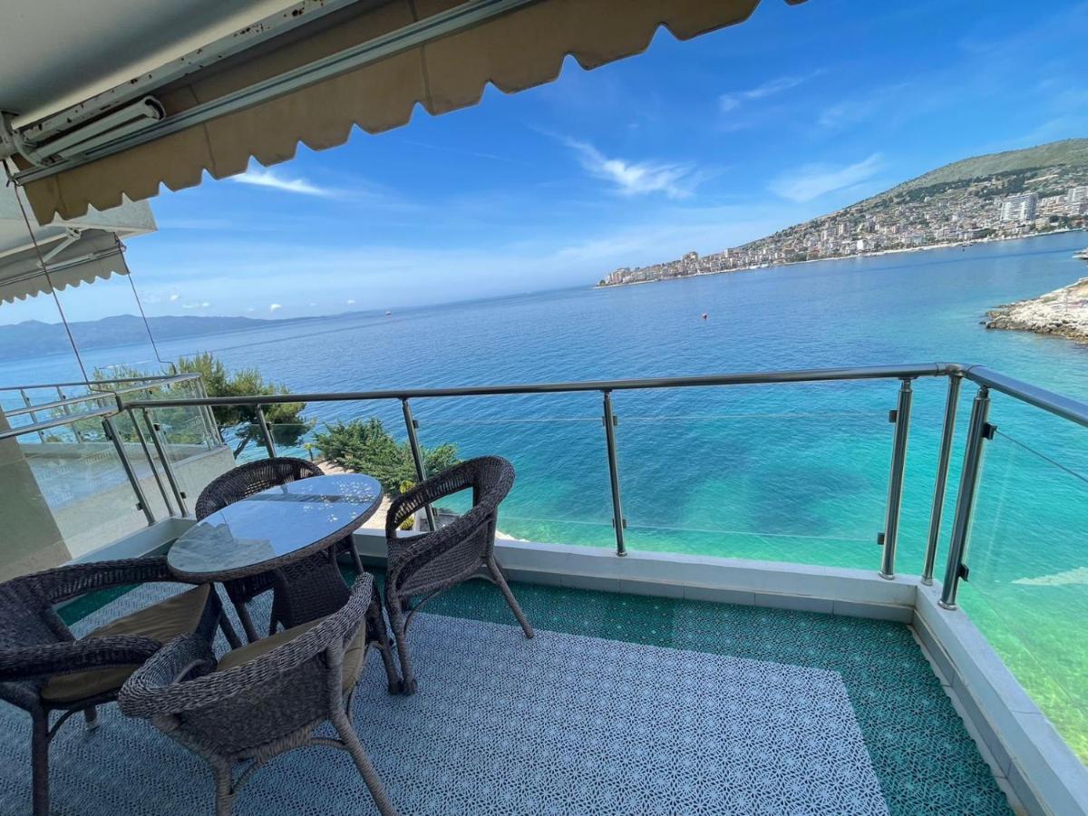 1-Stunning Sea View Apartments! Sarande Bagian luar foto