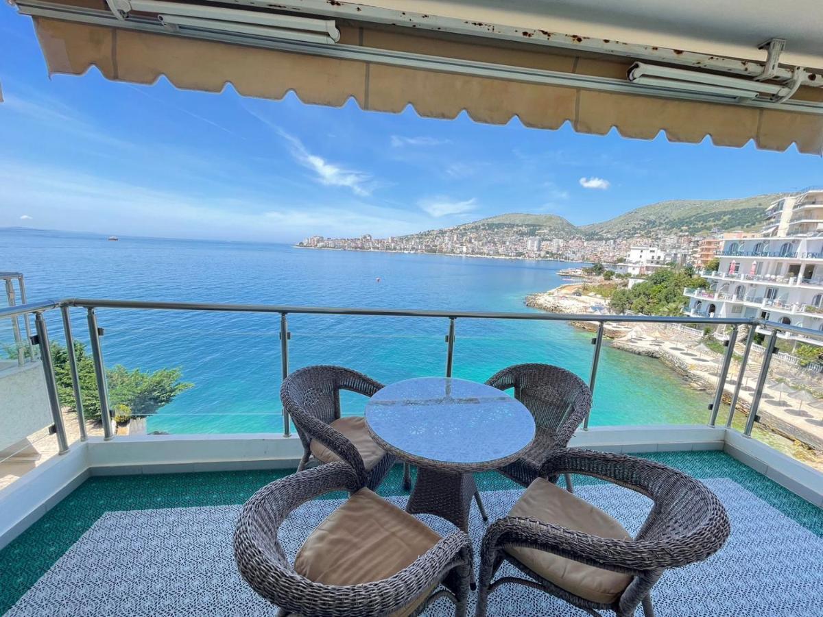 1-Stunning Sea View Apartments! Sarande Bagian luar foto