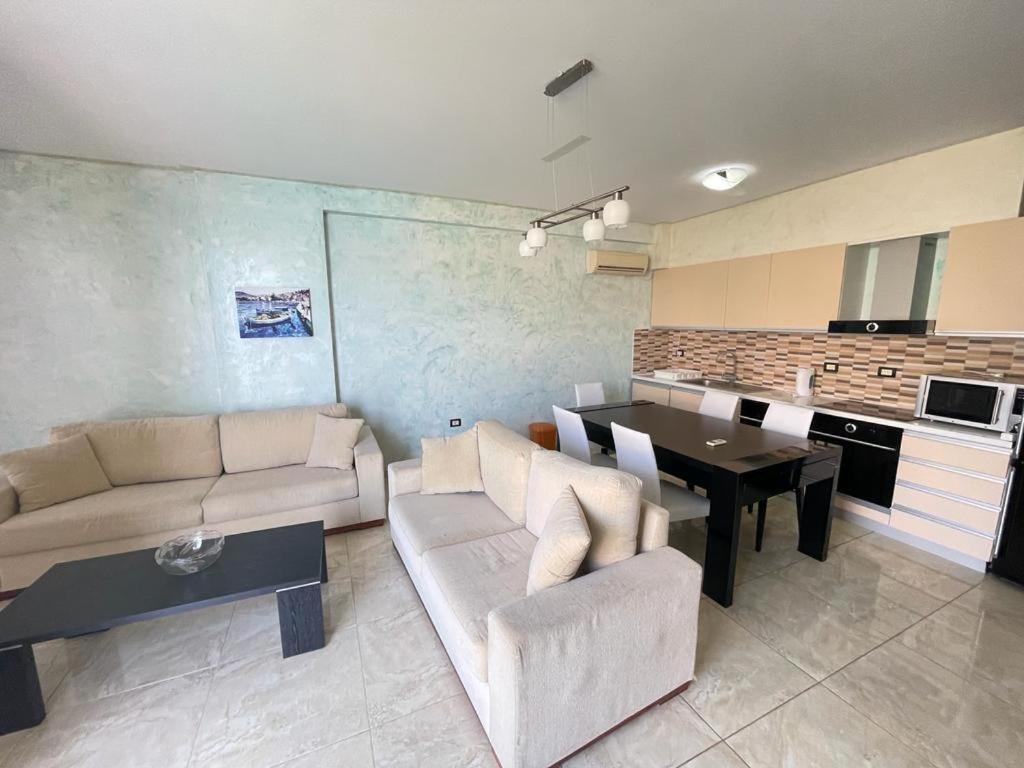 1-Stunning Sea View Apartments! Sarande Bagian luar foto