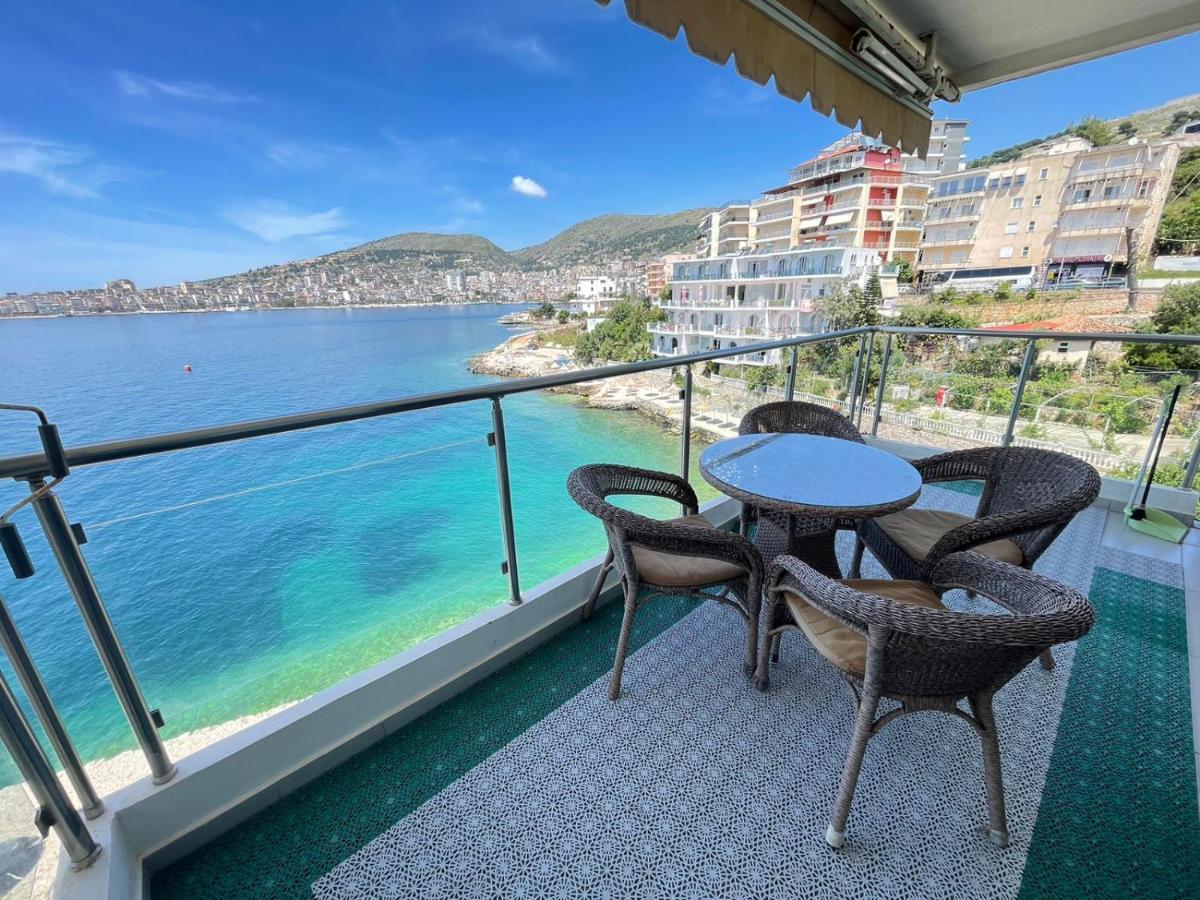1-Stunning Sea View Apartments! Sarande Bagian luar foto