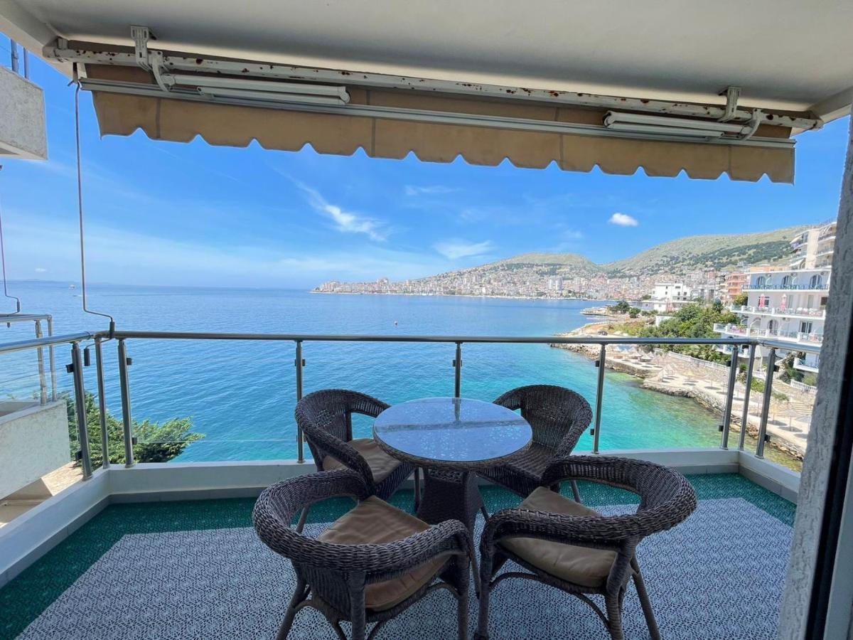 1-Stunning Sea View Apartments! Sarande Bagian luar foto