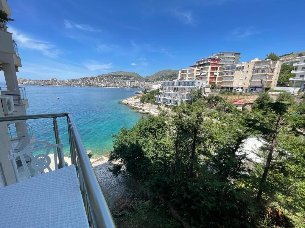 1-Stunning Sea View Apartments! Sarande Bagian luar foto