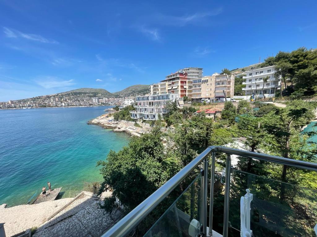 1-Stunning Sea View Apartments! Sarande Bagian luar foto
