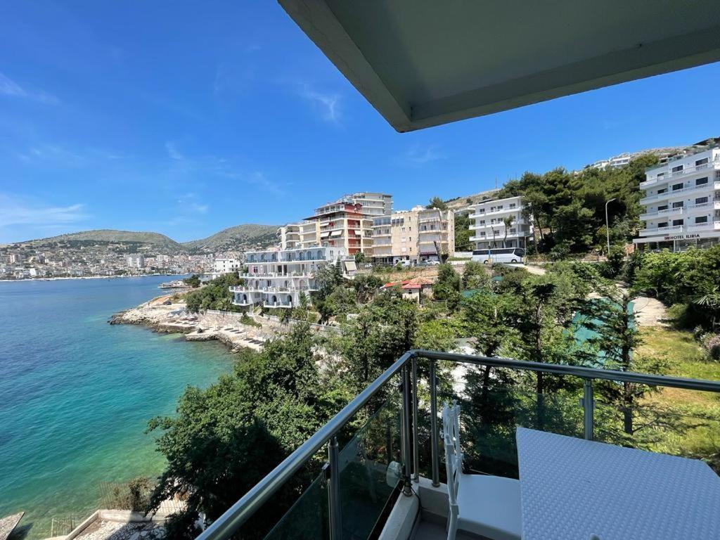 1-Stunning Sea View Apartments! Sarande Bagian luar foto