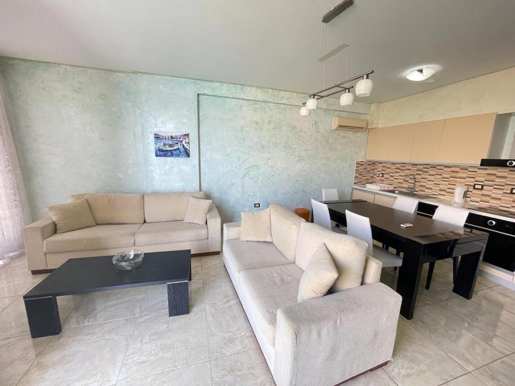 1-Stunning Sea View Apartments! Sarande Bagian luar foto